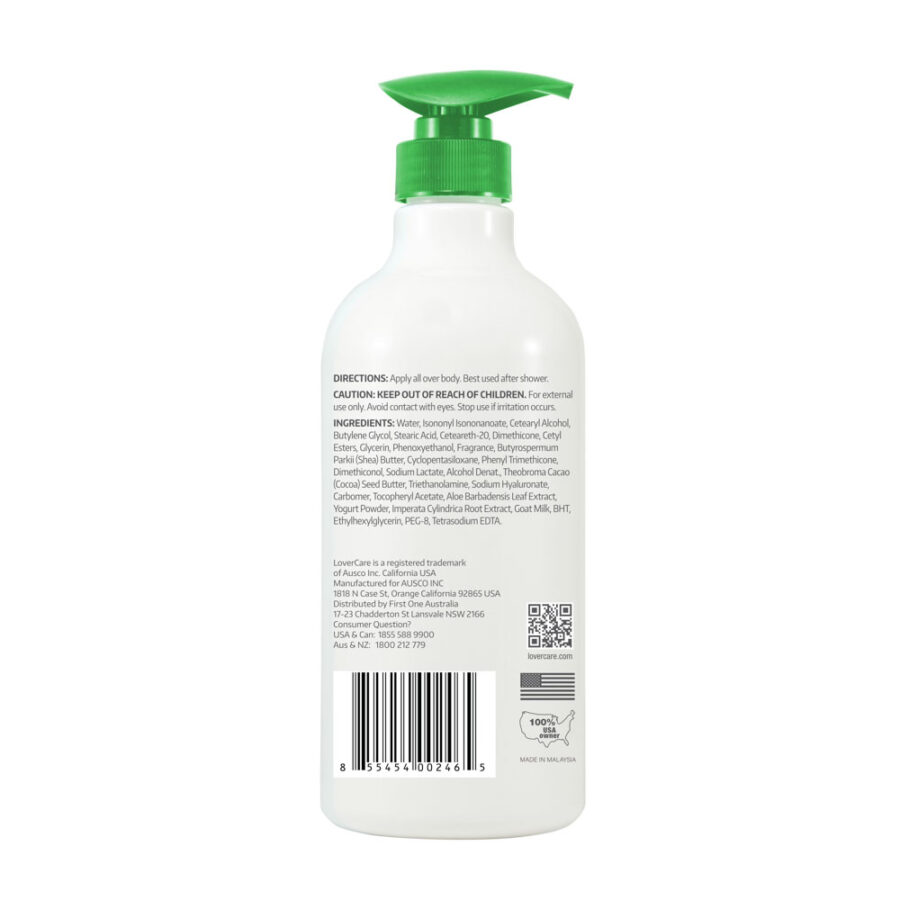 Hand Body Lotion 800ml ALOE back