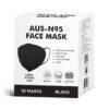 AUS N95 Face Mask Black B