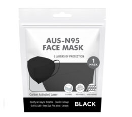 AUS N95 Face Mask Black Z