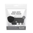AUS N95 Face Mask Black Zip 1
