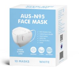AUS N95 Face Mask White B 1