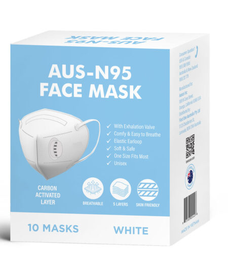 AUS N95 Face Mask White B 1