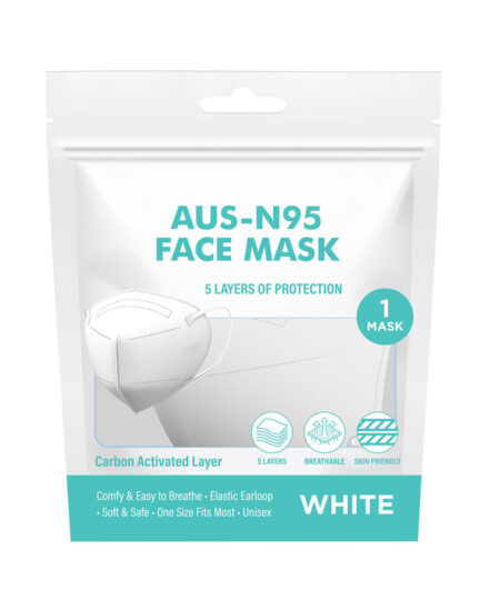 AUS N95 Face Mask White Z