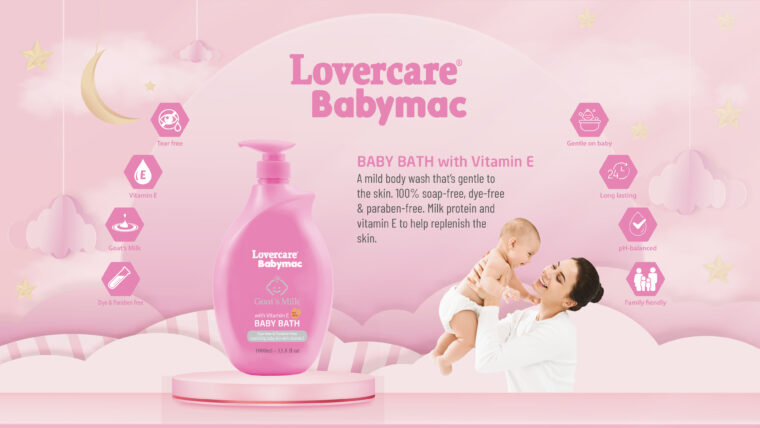 LoverCare goat milk body wash