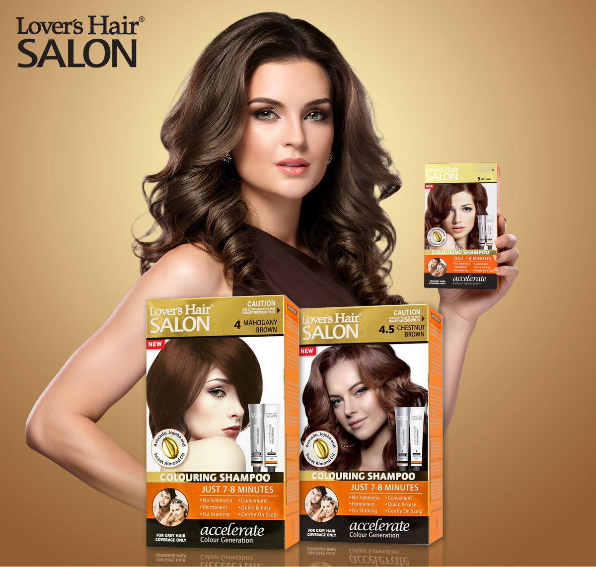 Lover's Hair Salon colouring shampoo products