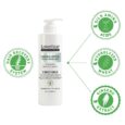 LoverHair Professional conditioner bottle with green circular badges for hair recovery amino acids hydrolyzed wheat extract around it